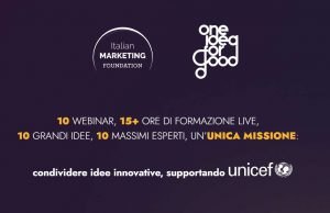 One Idea for Good sostiene Unicef Italia: la formazione diventa solidale